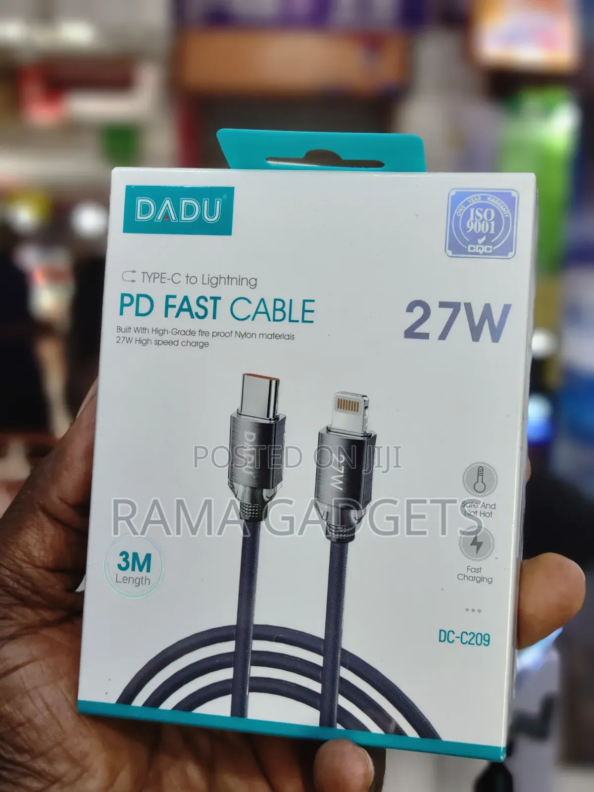 3m Cable Type-C to Lightning Pd Fast Charging Cable