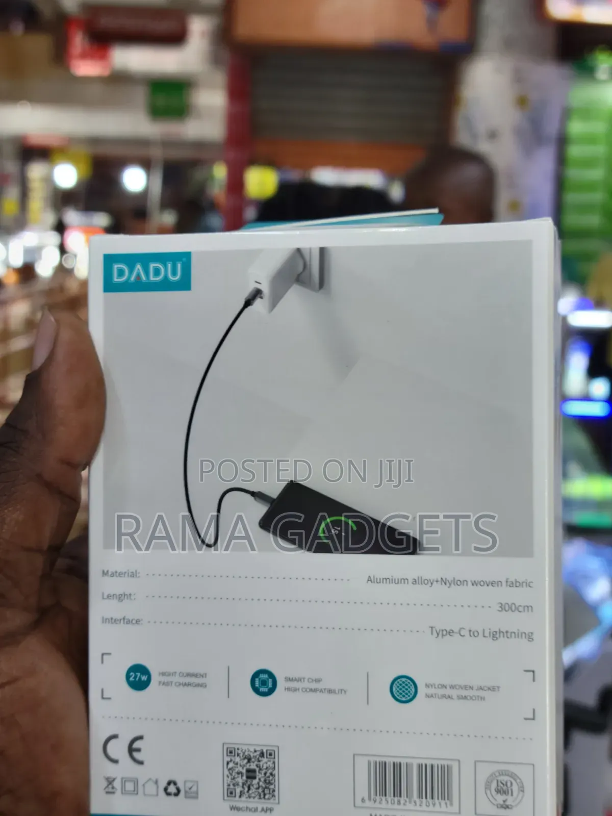 3m Cable Type-C to Lightning Pd Fast Charging Cable