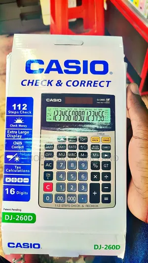 New Casio Business Calculator Dj 260d