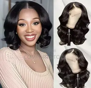 13*4 Body 16 Inch Ear to Ear Full Lace Closure Human Hair Wigs