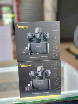 Maono Wave T5 Ai Wireless Lavalier Microphone System.