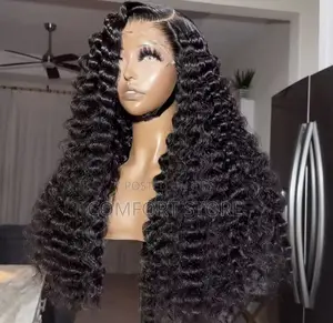 13*4 Deep Wave 32 Inch Full Lace Closure Human Hair Wigs