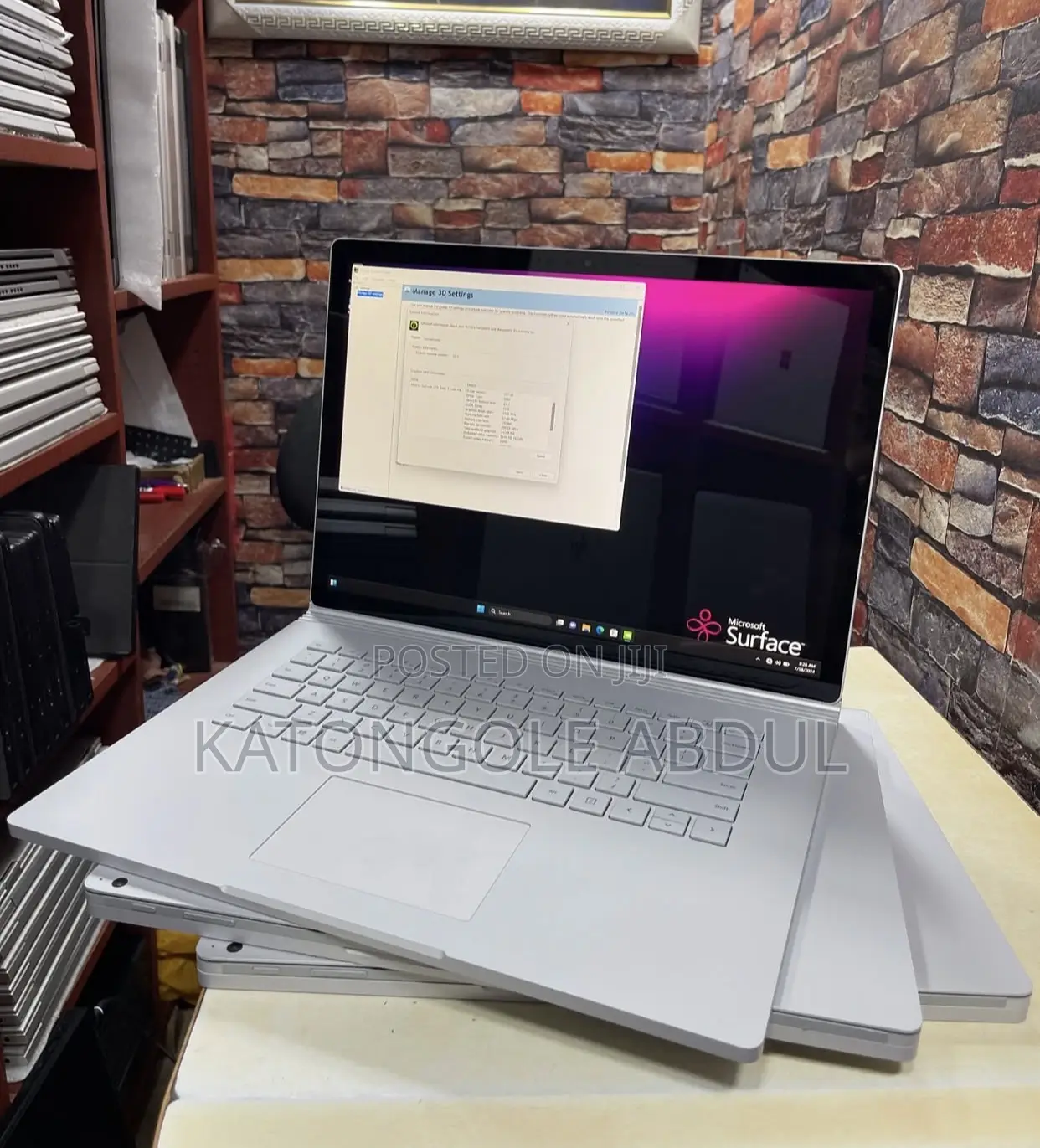 New Laptop Microsoft Surface Book 3 16GB Intel Core i7 SSD 256GB
