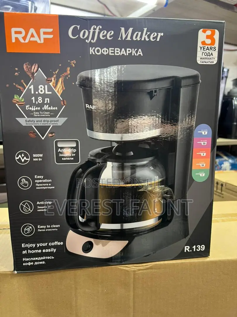 Raf Coffee Maker 1.8 Liters