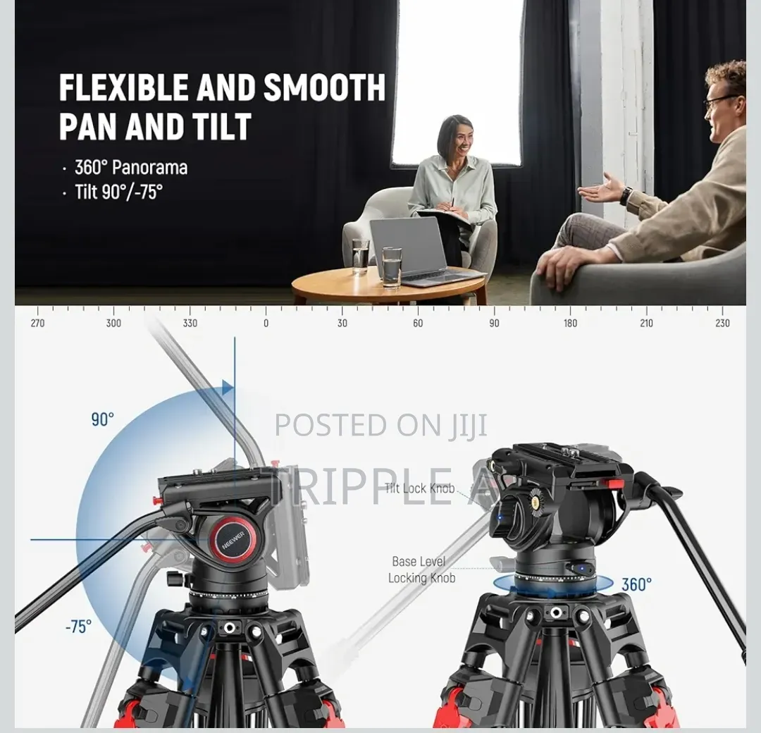 Heavy Duty Phone and Camera Tripod