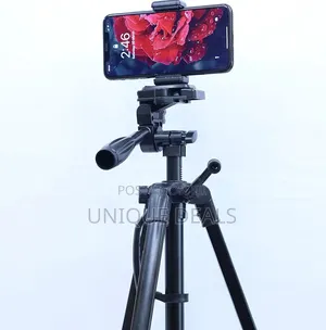 Camera Tripod 6633 With Mobile Holder