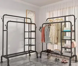 Metallic Open Unique Coats Rack