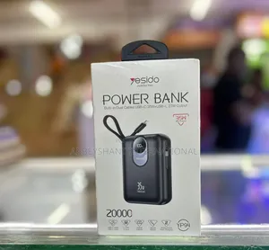 Yesido Yp94 Power Bank Portable Charger 20,000mah Battery