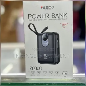 Yesido Yp94 20000 Mah Portable Power Bank