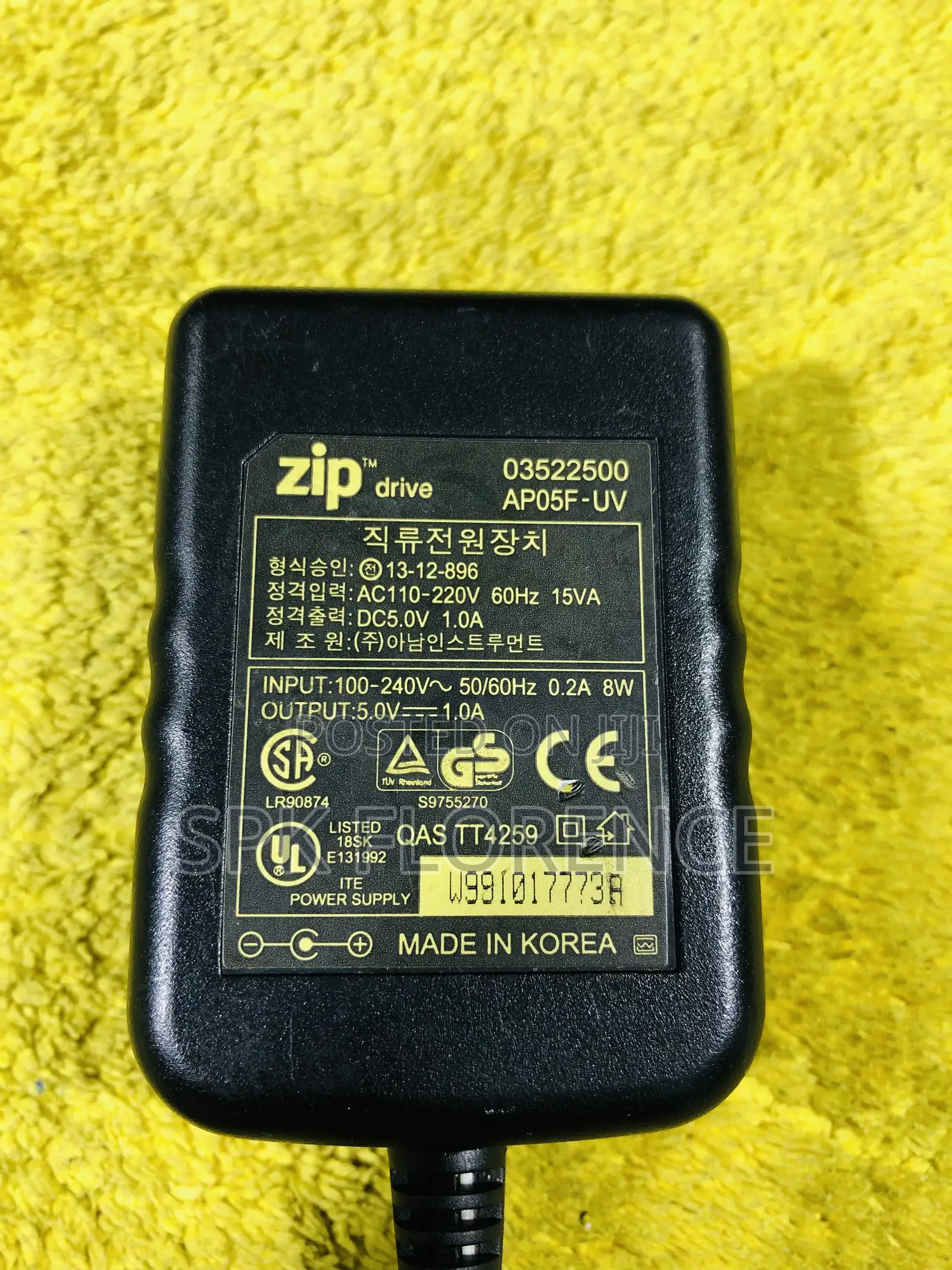 Zip Dc5.0v 1.0a Adapter