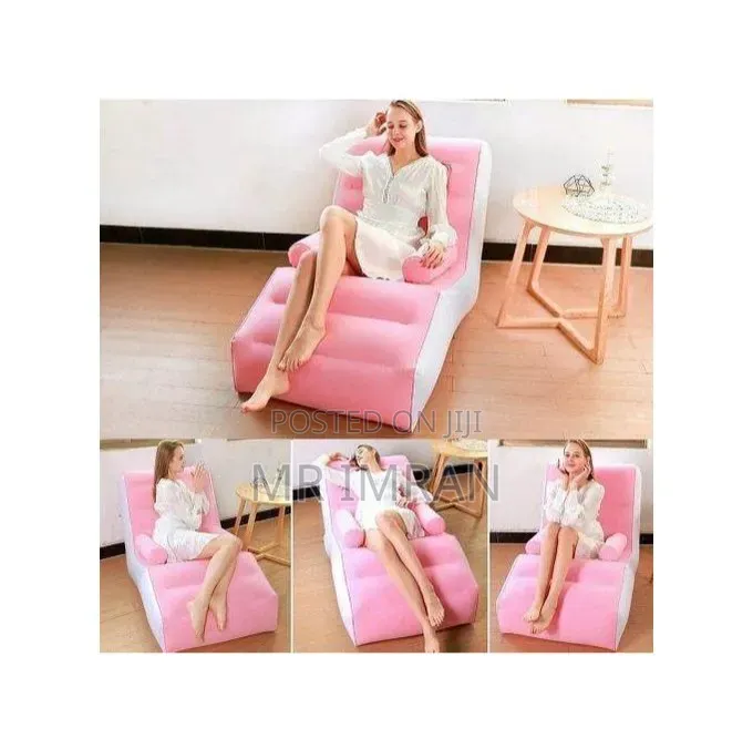 S-Shaped Inflatable Lazy Sofa Chair