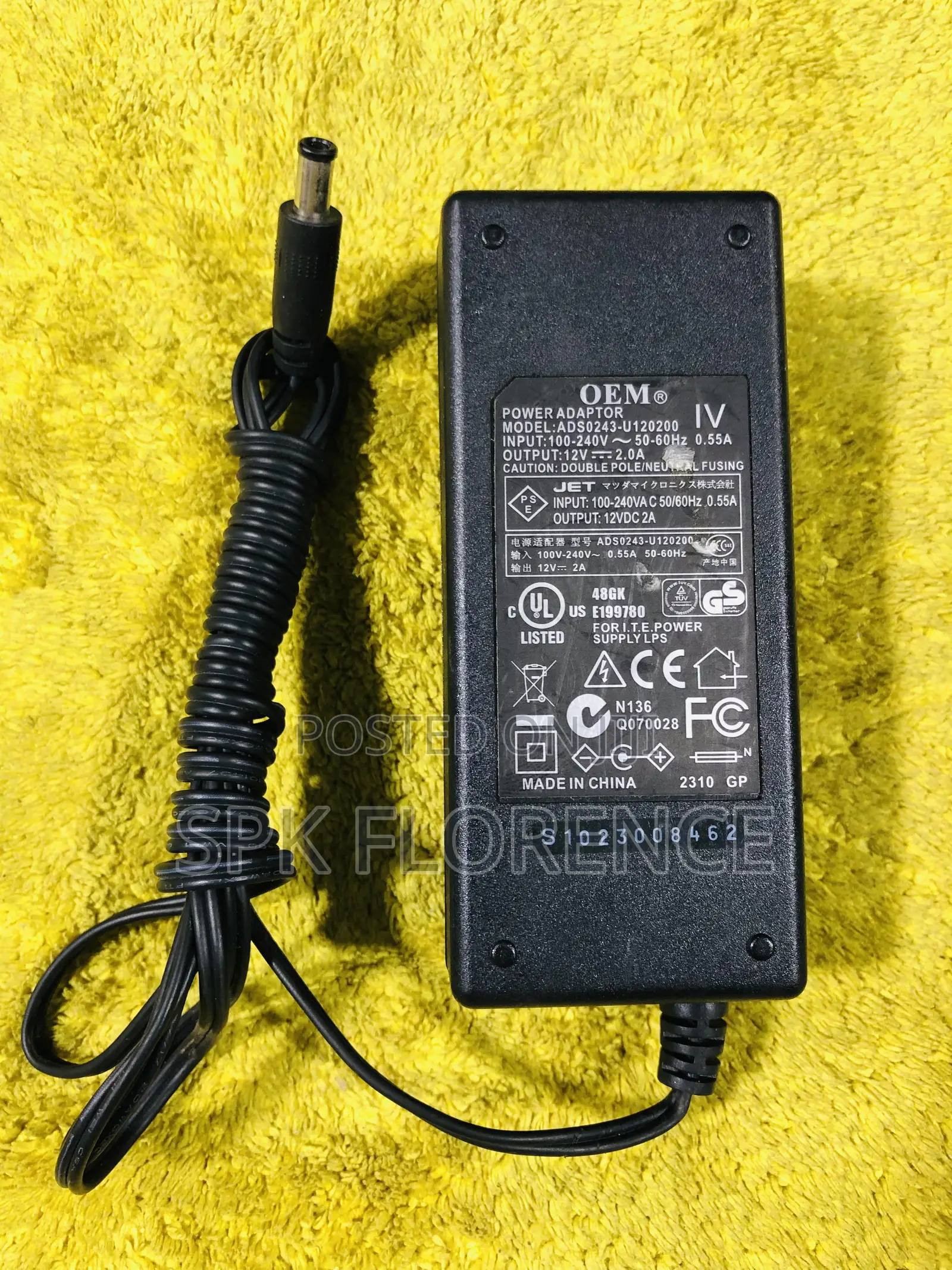 Oem 12v - 2a Adpter