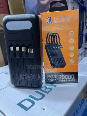 Zhy 20000mah Power Bank – High-Capacity Fast Charging
