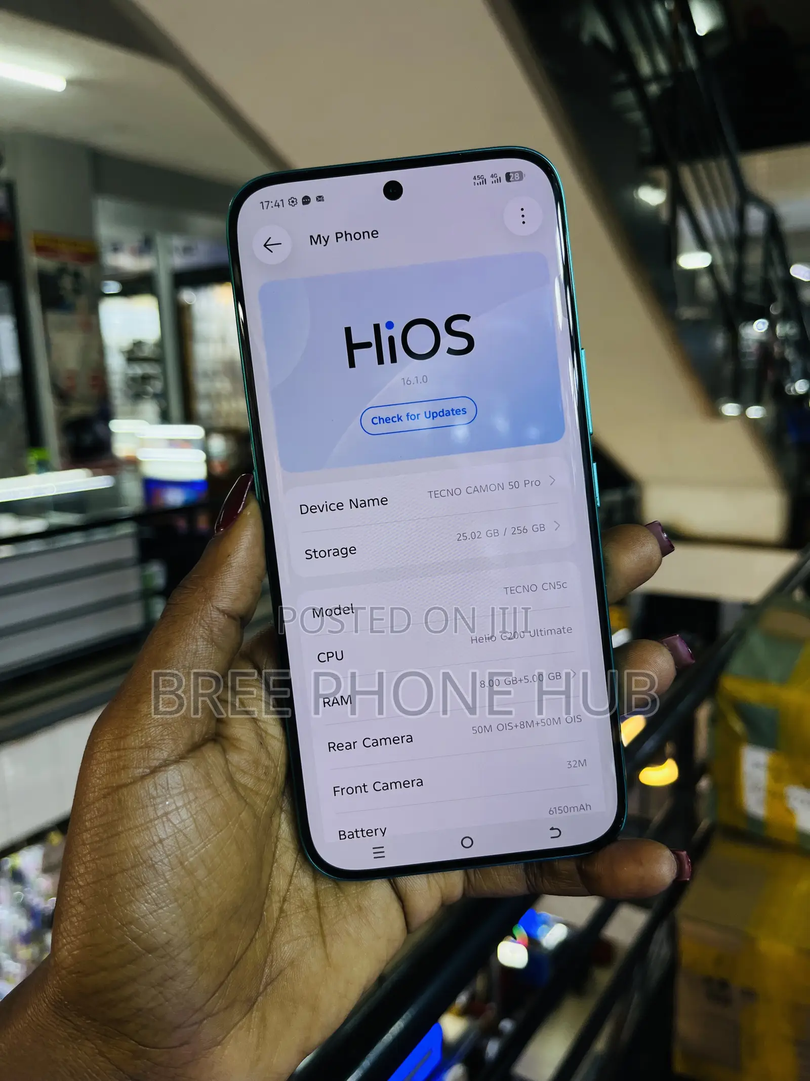 Tecno Camon 50 Pro 256 GB Green