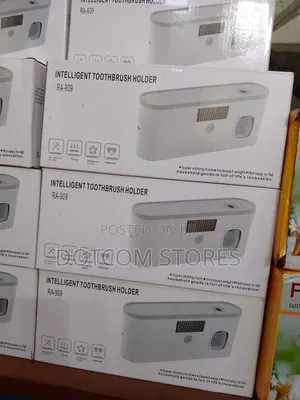 Smart Uv Toothbrush Sanitizer And Automatic Toothpaste Dispenser