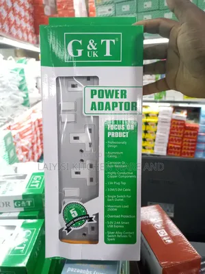 Heavy-duty 4-way Power Adapter - Extension For High-power Appliances