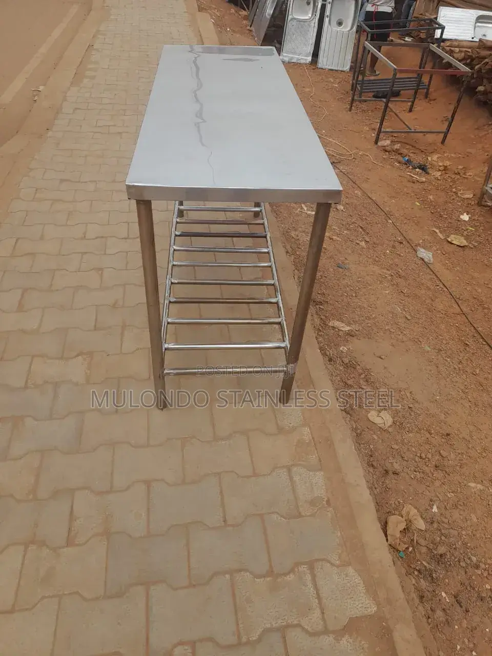1_ Tray Stainless Working Table