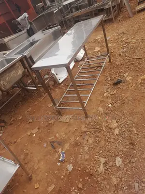 1_ Tray Stainless Working Table