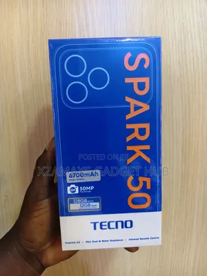 New Tecno Spark 50 128 GB Black