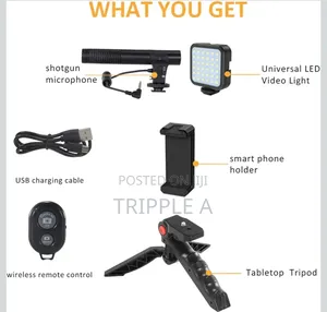 Multi- Scene Live Outdoor Vlog Video Making Kit