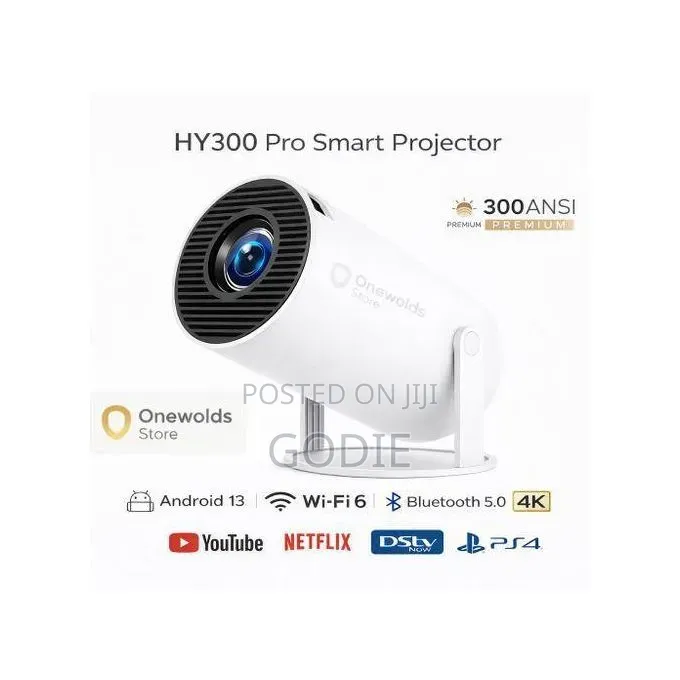 Ultra Hd Mini Smart Projector With Android Tv 12.0,5g Wifi Bluetooth