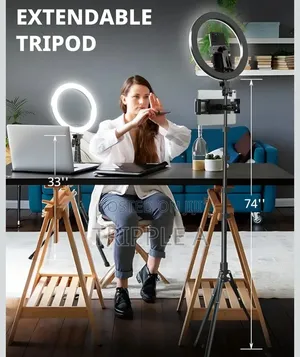 10 - Inch Floor Standing Ring Light