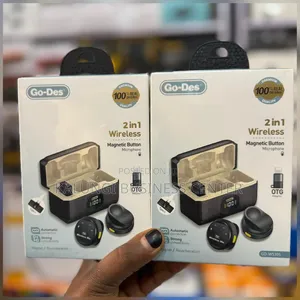Wireless Microphone Go-Des 2in1 Wireless Magnetic Bottom Microphone