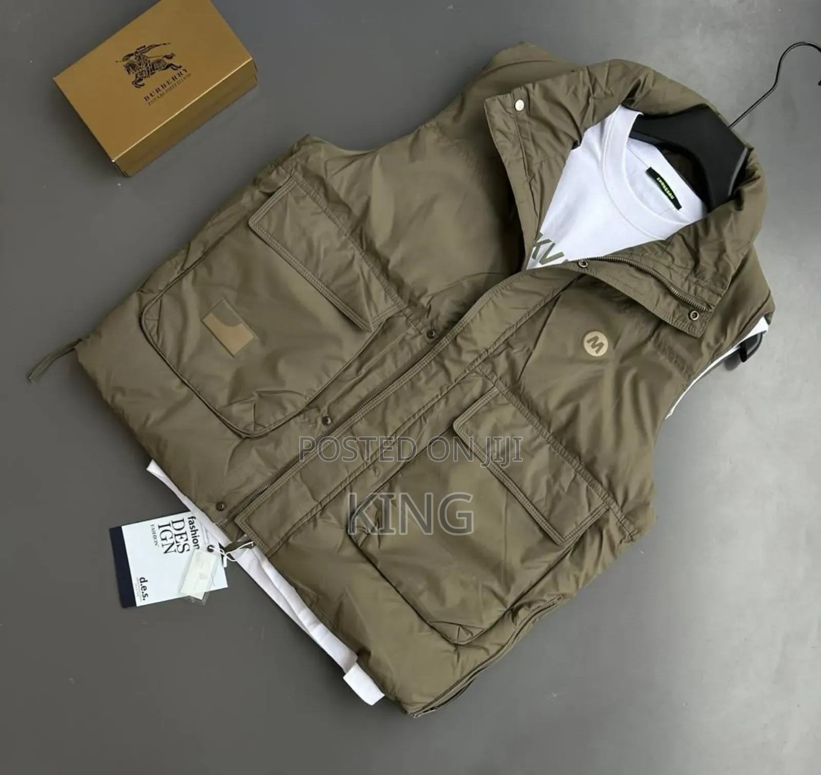 Hooded Quilted Vest Jacket