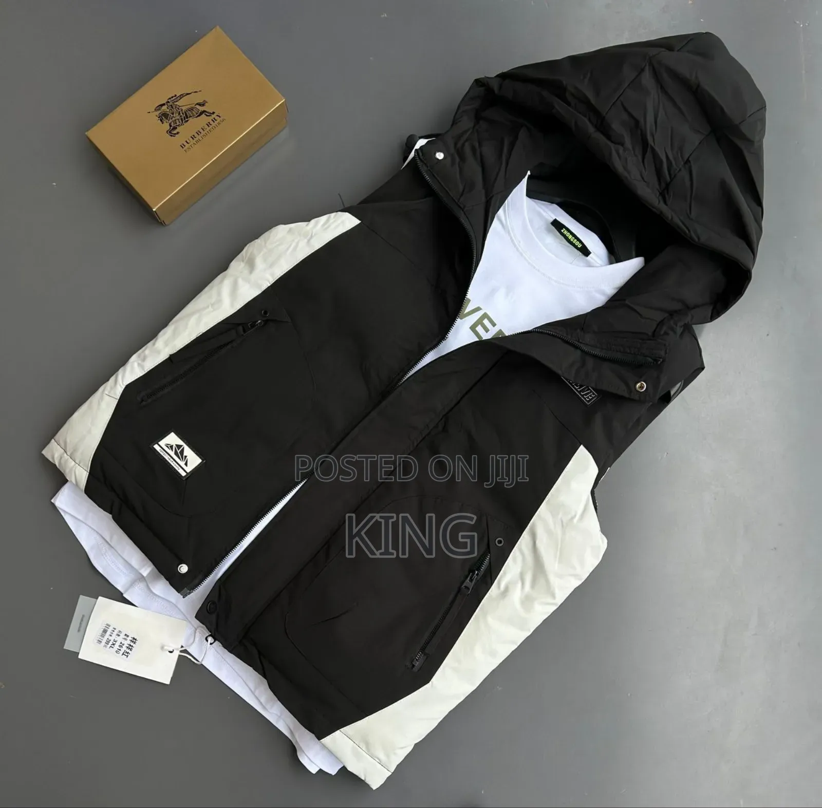 Hooded Quilted Vest Jacket