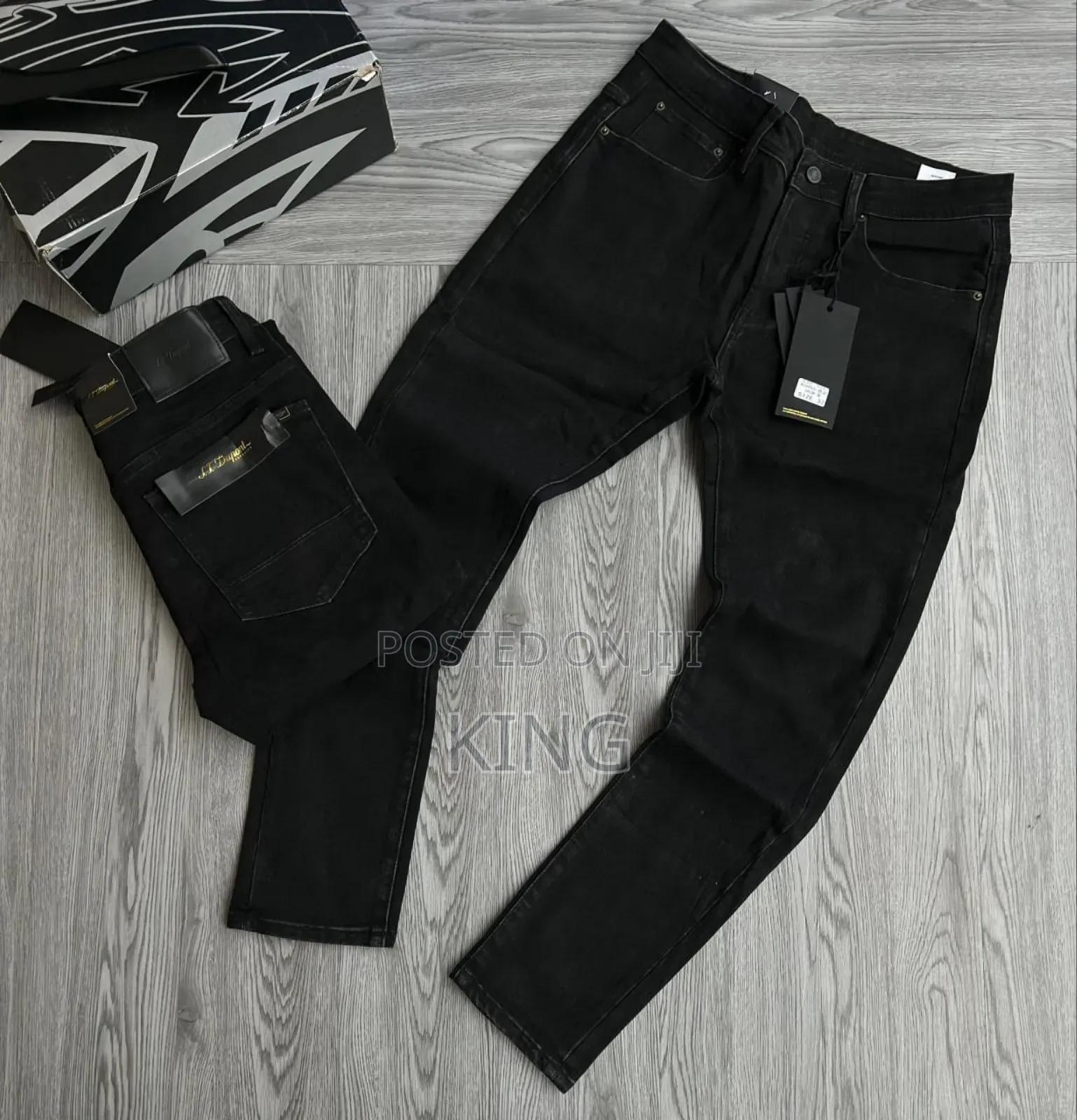 Coal Black Denim Jeans