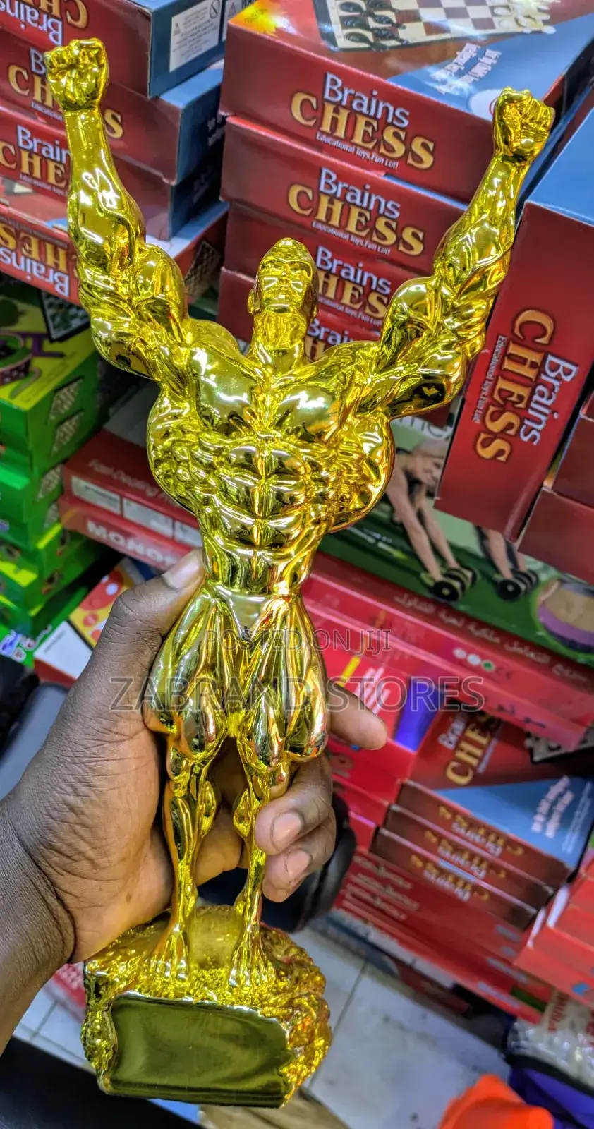 Original Golden Bodybuilding Trophy/ Resin
