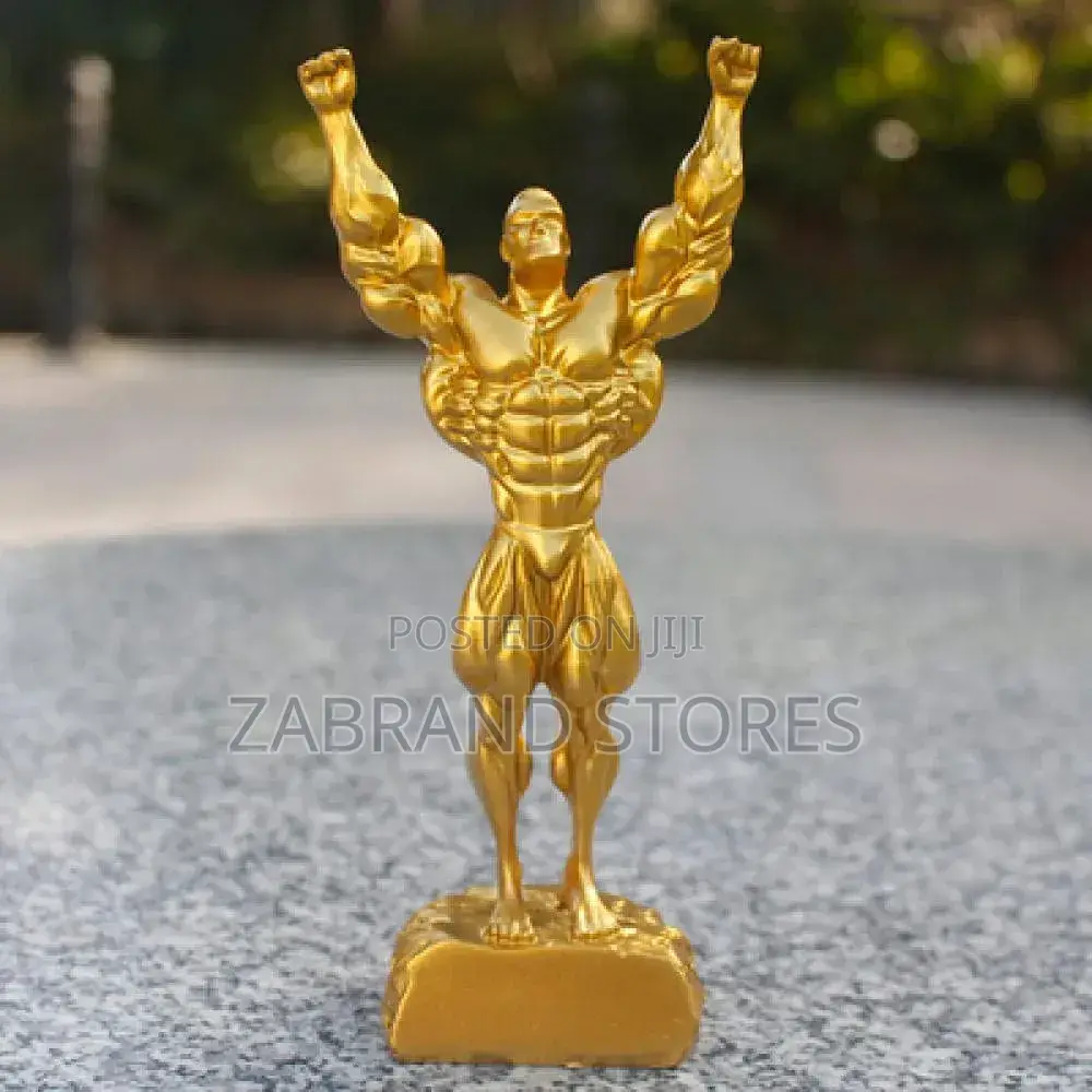 Original Golden Bodybuilding Trophy/ Resin