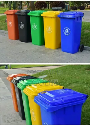 240l Plastic Wheeled Trash Bins Designed for Waste Sorting.