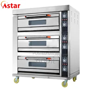 Commercial Electric Baking Oven 3 Decks 6 Trays