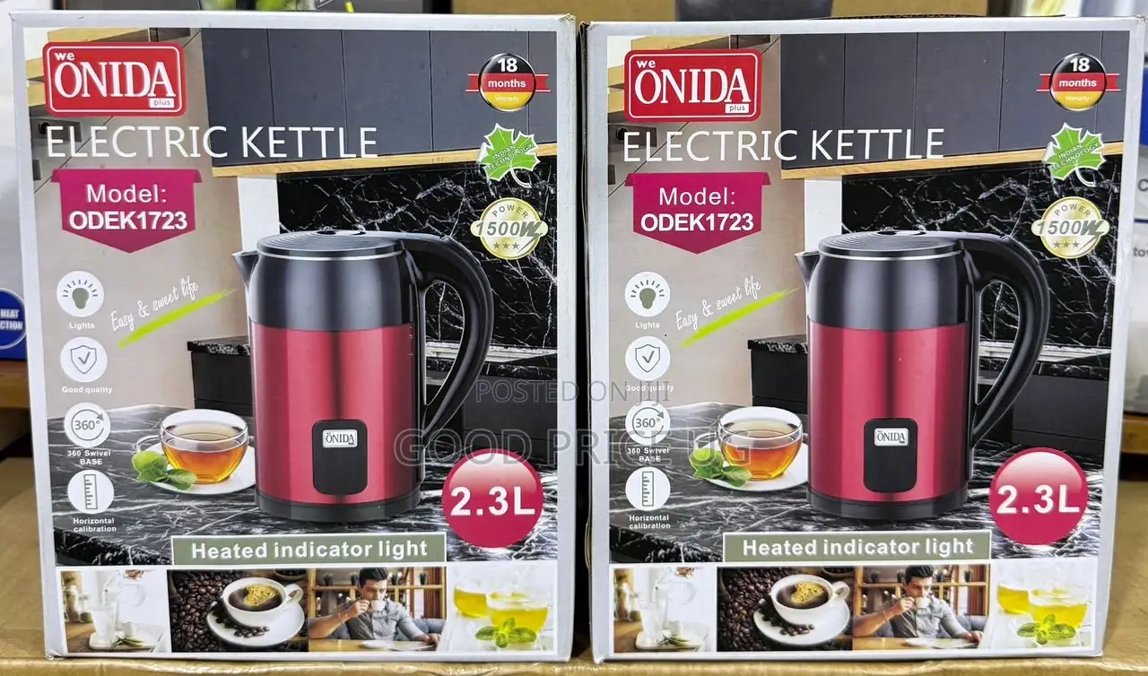 Onida Electric Kettle (Model: Odek1723).