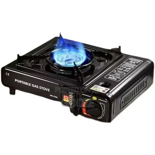 Portable Gas Camping Stove - Black