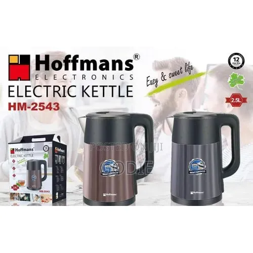 Hoffmans Stainless Steel 2.5l Water Electric Kettle Automatic Large