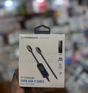 Powerology TFT Chargelink 240w Usb-C Cable.