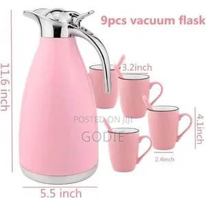 2.1quart Vacuum Flask 12oz Ceramic Mug