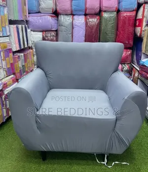 Plain Grey Chair Cover