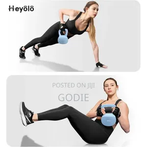 5 KGS Soft Kettlebell Anti Slip Hand Kettle-Bell Weights PVC Strength