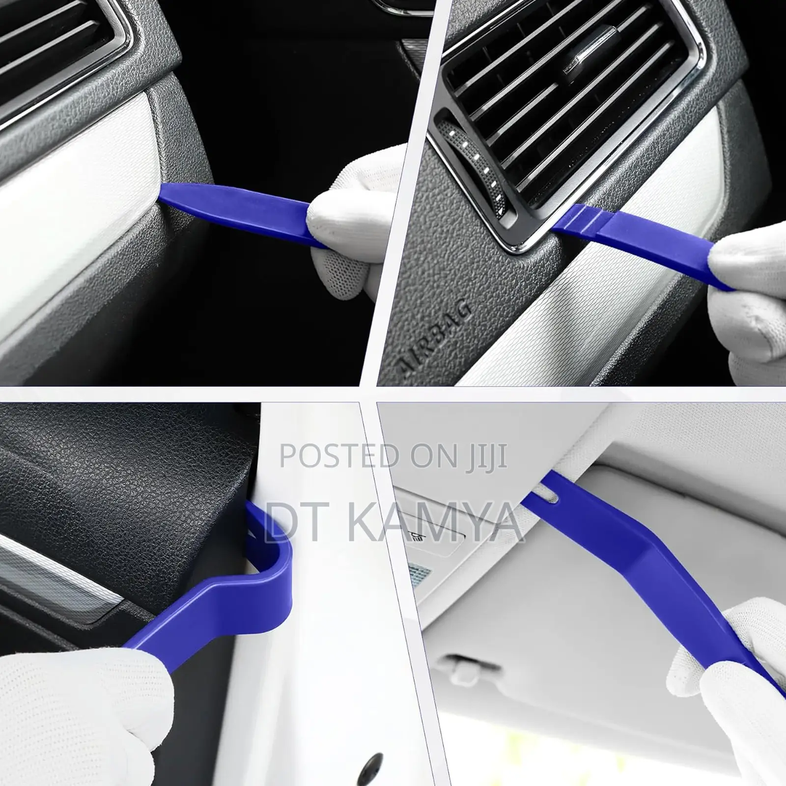 5-pc Auto Trim Removal Tool Set / Car Plastic Remover Tools / Tool Kit
