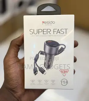 Yesido Y58 60w Super Fast Car Charger,