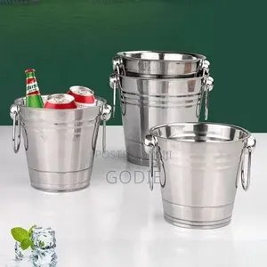Stainless Steel Ice Bucket - Silver (1pc