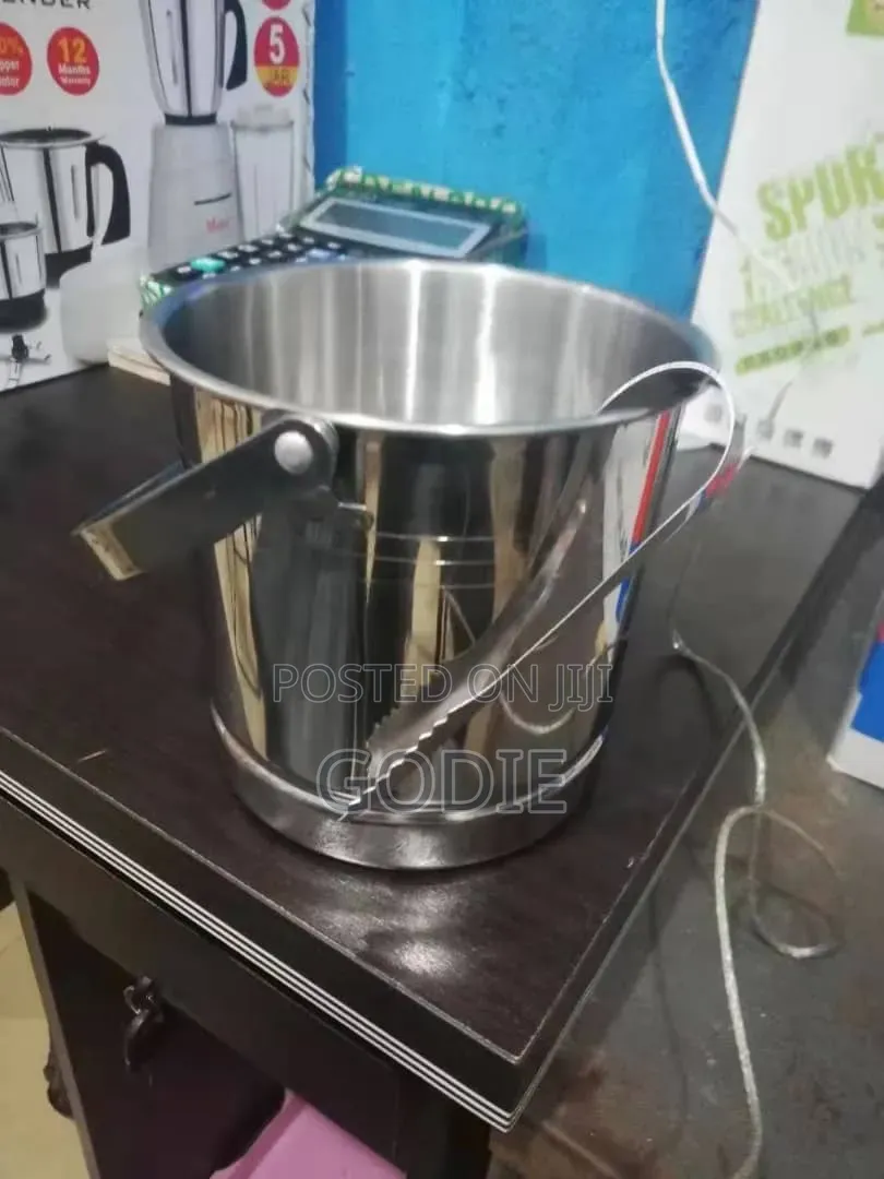 Stainless Steel Ice Bucket - Silver (1pc