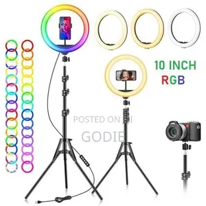 10 Inches Selfie Ring Light With Tripod Stand