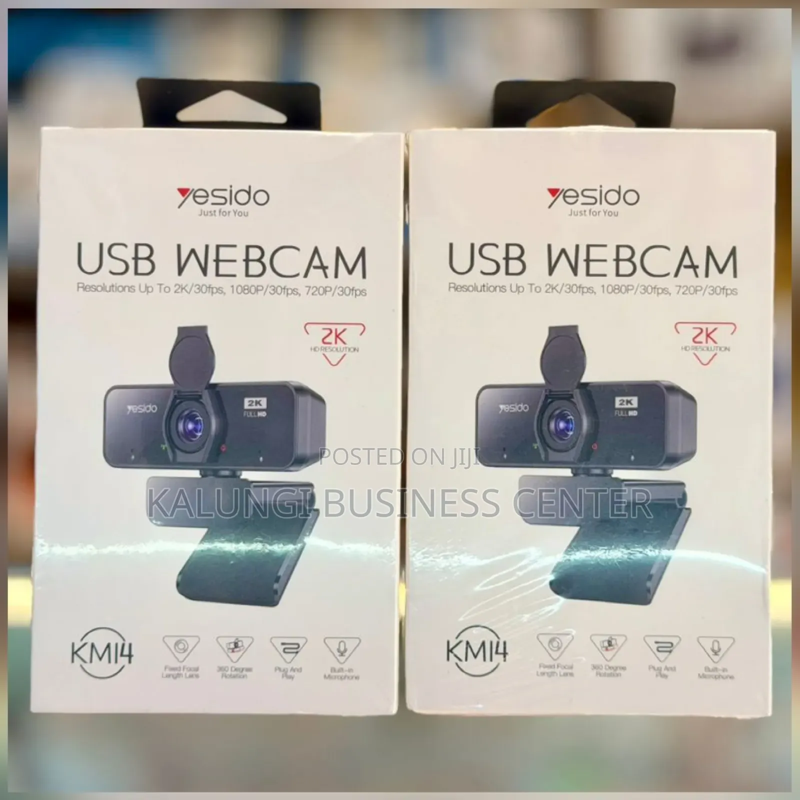 Usb Webcam Yesido Km14 Webcam