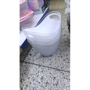 Acrylic 6 Bottle Champagne,Wine Ice Bucket, - Colour May Vary