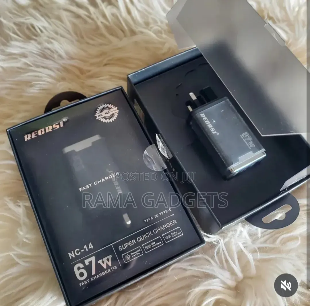 Recrsi 67w Fast Charger.
Power Output: 67 Watts
