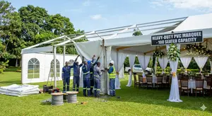 Heavy-duty Pvc Marquee - 100 Seater Capacity
